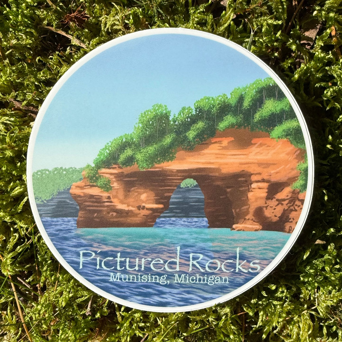 Pictured Rocks Vinyl Sticker
