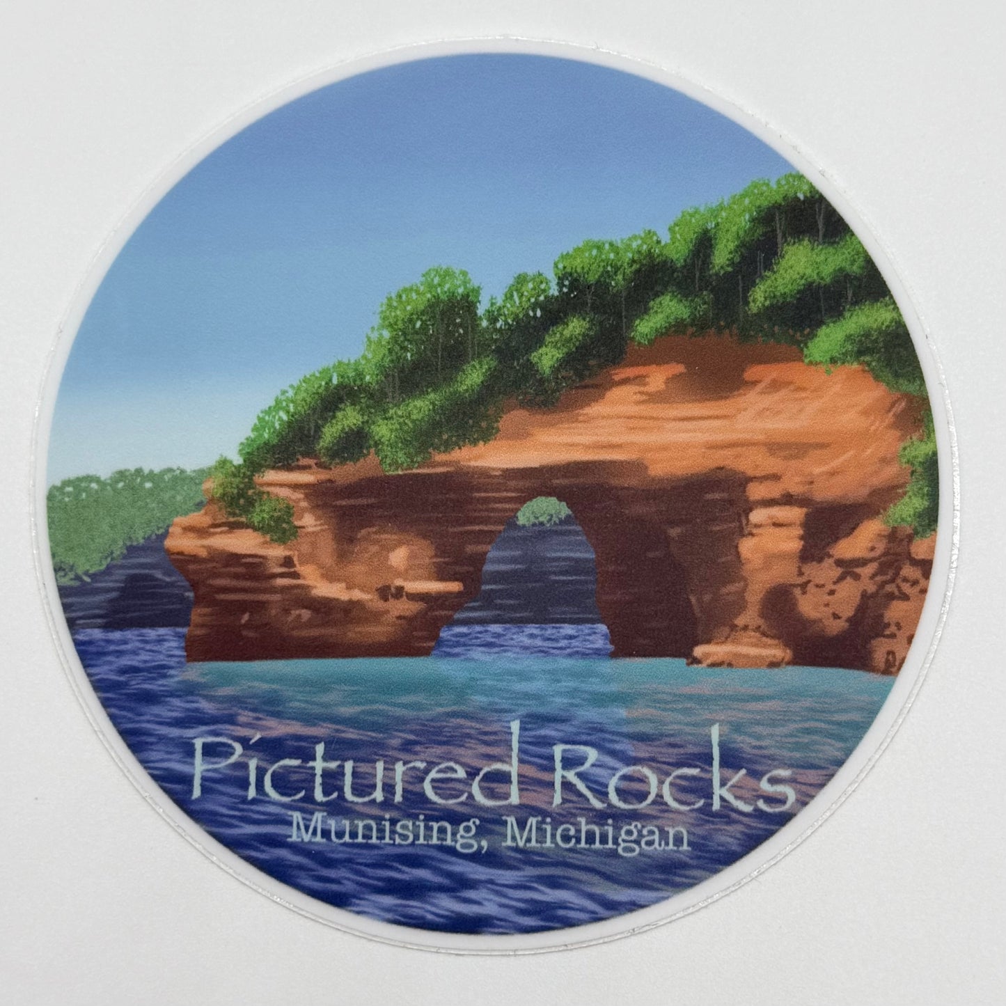 Pictured Rocks Vinyl Sticker