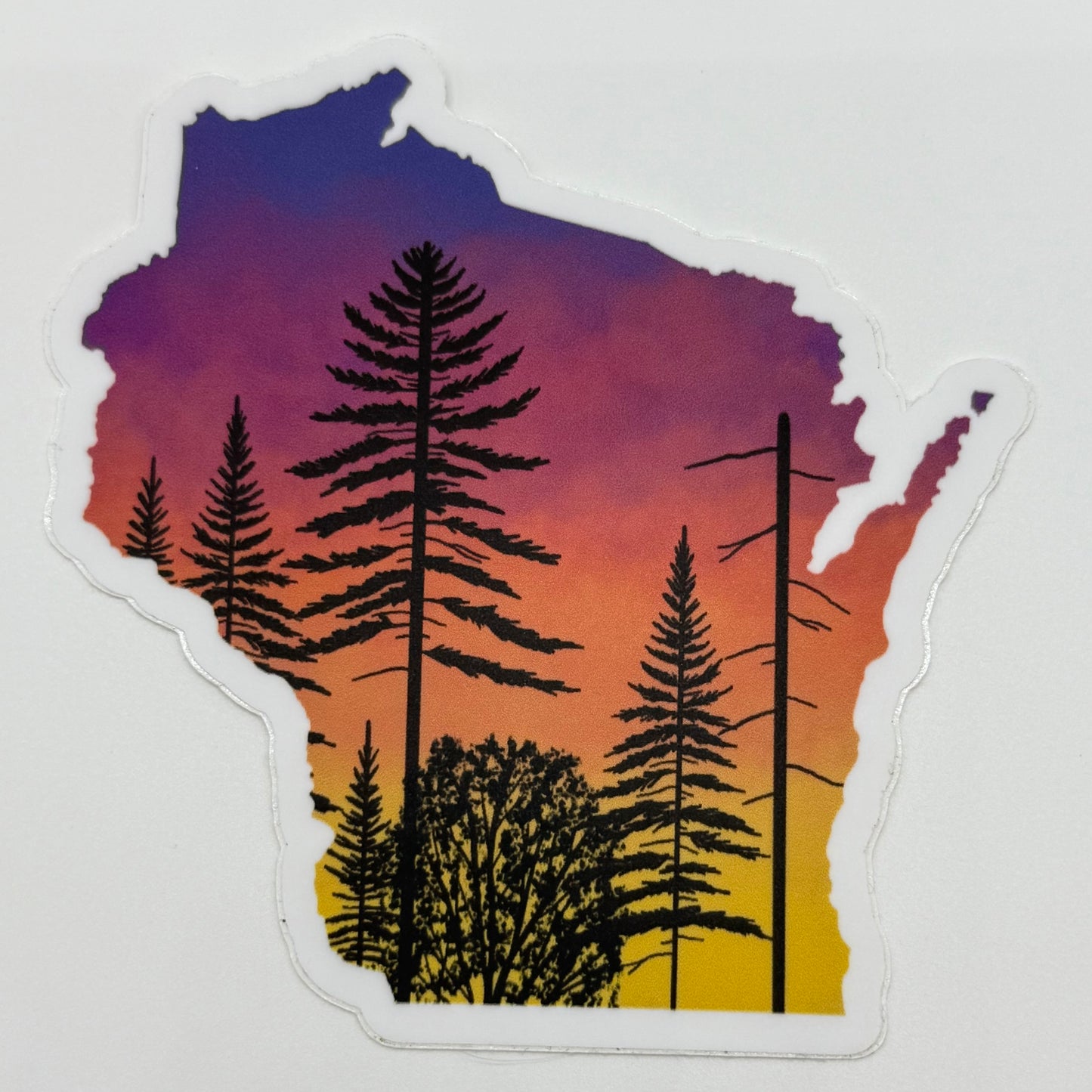 Wisconsin Sunrise Vinyl Sticker