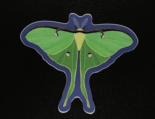 Luna Moth Sticker