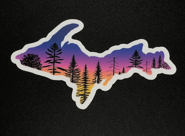 U.P. Sunrise Vinyl Sticker