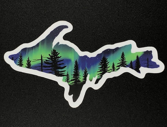 U.P. Green Northern Vinyl Sticker