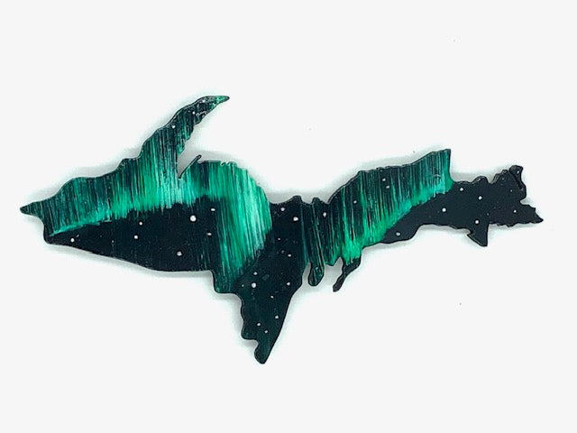 Upper Peninsula Northern Lights Magnet