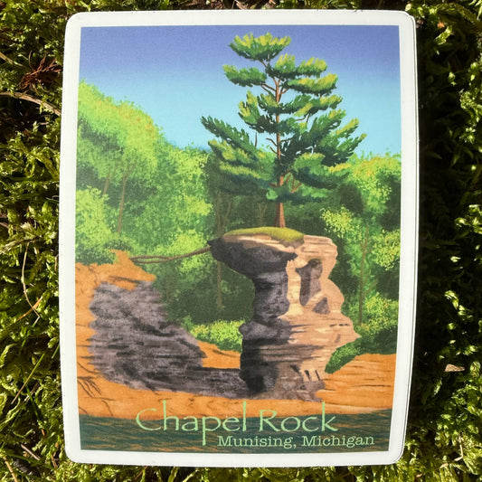 Chapel Rock Vinyl Sticker