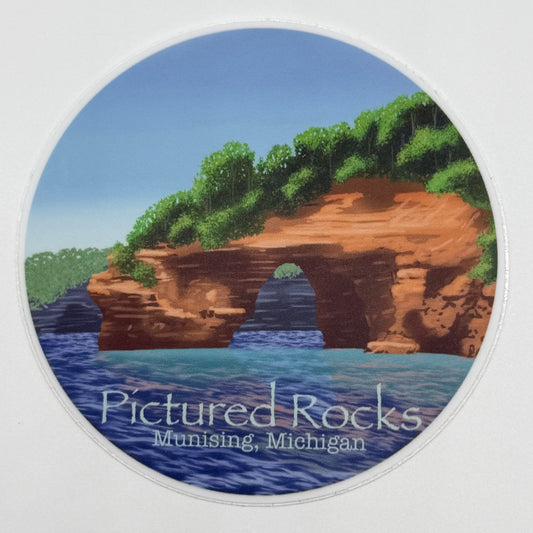 Pictured Rocks Vinyl Sticker