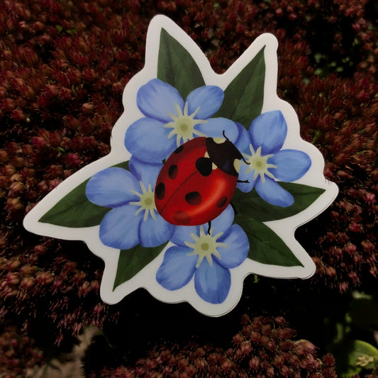 Ladybug Vinyl Sticker