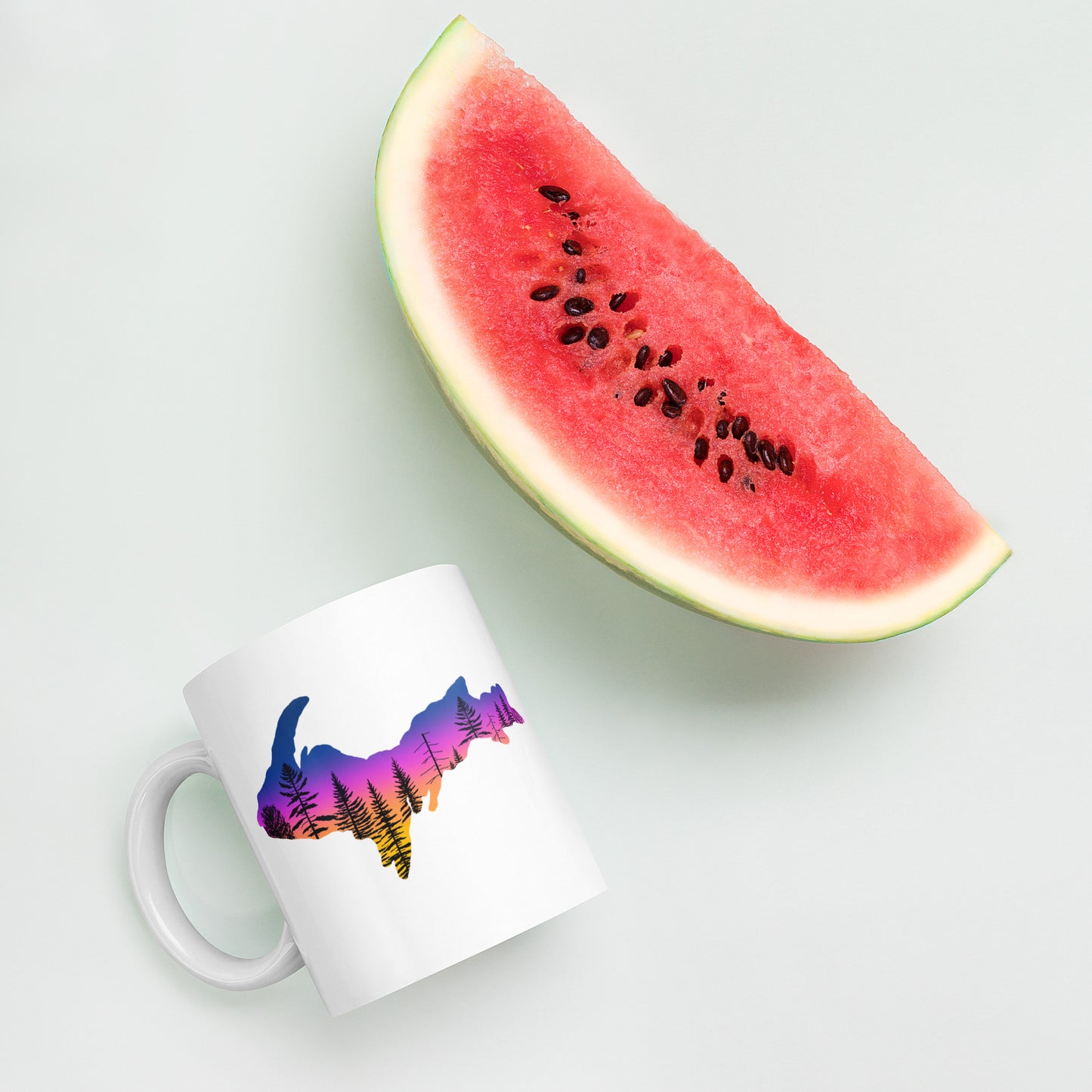 Sunrise U.P. glossy mug